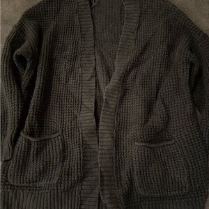 American Eagle Outfitters Charcoal Knit Sweater